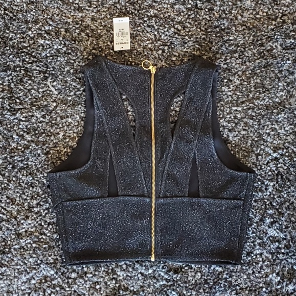 NWT Express | Sparkly Crop Top | Size XS - Picture 6 of 7